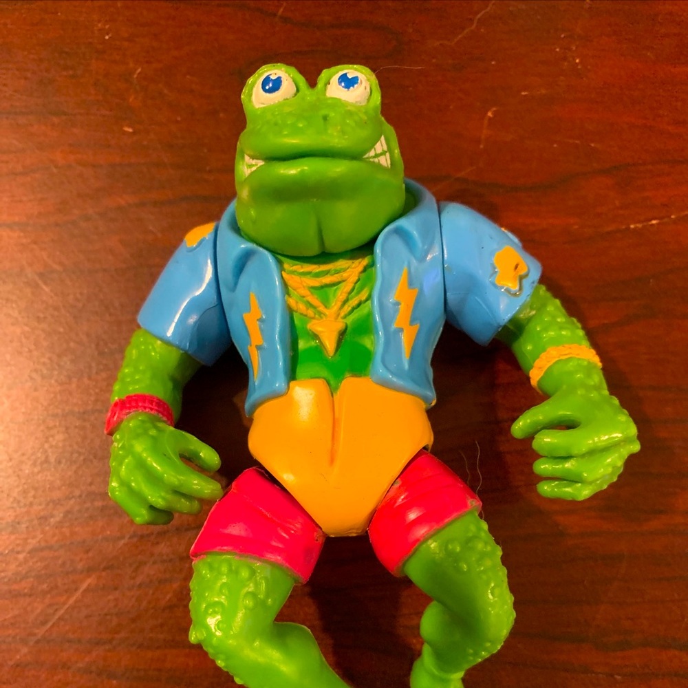 TMNT Genghis Frog Teenage Mutant Ninja Turtles Action Figure 1989 Playmates